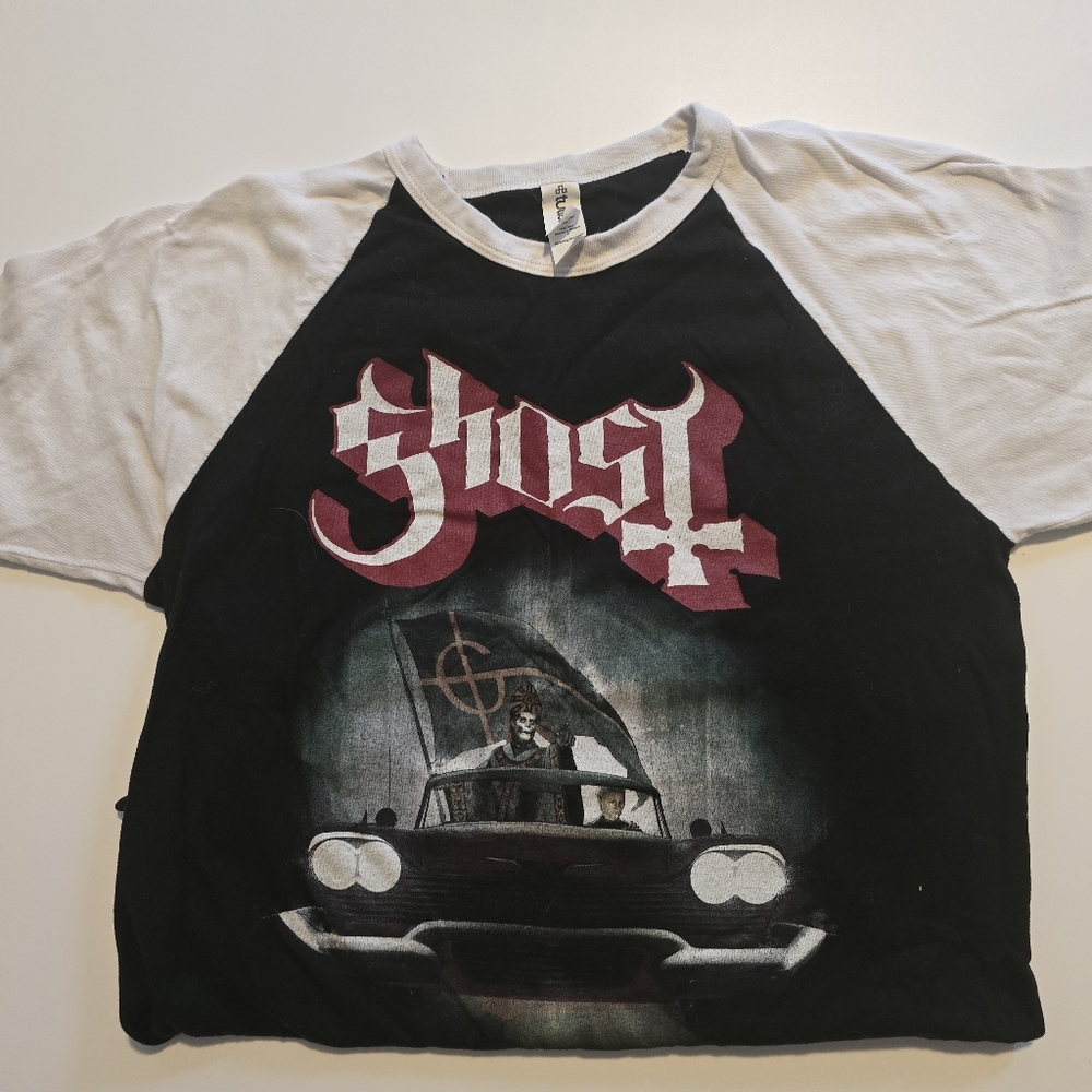 Ghost Band Black and White Long Sleeve Tee
